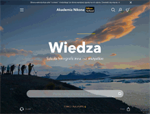Tablet Screenshot of akademianikona.pl
